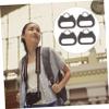 8 Sets Triangle Ring Fastener Hook key Lanyard Split Ring Camera Clip Shoulder Strap Rangefinder, As Shownx3pcs, 1.4x1.3cmx3pcs view 3