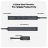 HyperDrive Next 6 Port USB Hub  USB C to HDMI 4K60Hz Display, 10Gbps Data Transfer, 100W Power Delivery Charging, 3X USB-A  Compatible w/MacBook Pro, MacBook Air, PC, and Chromebook view 2