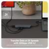 HyperDrive Next 6 Port USB Hub  USB C to HDMI 4K60Hz Display, 10Gbps Data Transfer, 100W Power Delivery Charging, 3X USB-A  Compatible w/MacBook Pro, MacBook Air, PC, and Chromebook view 4