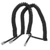 HEALEEP 2pcs Coiled Telephone Cord Soft and Easy to Install Compatible Landline Phones Prevents Tangles Stable Signal Transmission for Home Use view 1
