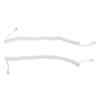 HEALEEP 2pcs Coiled Telephone Cord Telephone Accessory for Landline Phones Sound Quality Easy Installation Soft and view 1