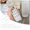 HEALEEP 2pcs Coiled Telephone Cord Telephone Accessory for Landline Phones Sound Quality Easy Installation Soft and view 4