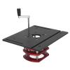 Router Table Router System Kit Manual Lifting Aluminum Alloy 240 x 200mm Woodworking Tool Mast R-II (Black) view 1