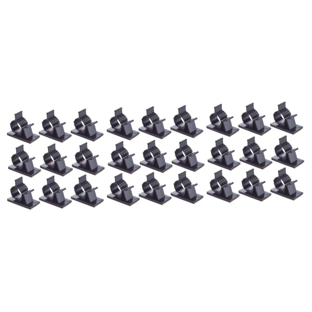 jojofuny 150pcs Adjustable Plastic Cable Clips Adhesive Wire Management Holders for Organizing Cords and Wires for Use