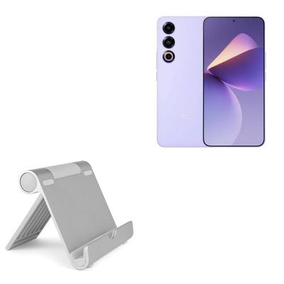 BoxWave Stand and Mount Compatible with Meizu 21 - VersaView Aluminum Stand, Portable, Multi Angle Viewing Sturdy