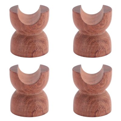 4Pcs HiFi Cable Clamp Wire Bracket, Wooden Shockproof Insulation Speaker Cable Riser Clip, HiFi Cable Stabilizer