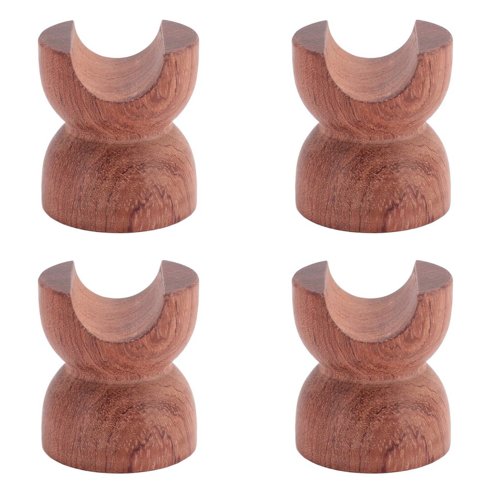 4Pcs HiFi Cable Clamp Wire Bracket, Wooden Shockproof Insulation Speaker Cable Riser Clip, HiFi Cable Stabilizer