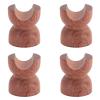 4Pcs HiFi Cable Clamp Wire Bracket, Wooden Shockproof Insulation Speaker Cable Riser Clip, HiFi Cable Stabilizer view 1