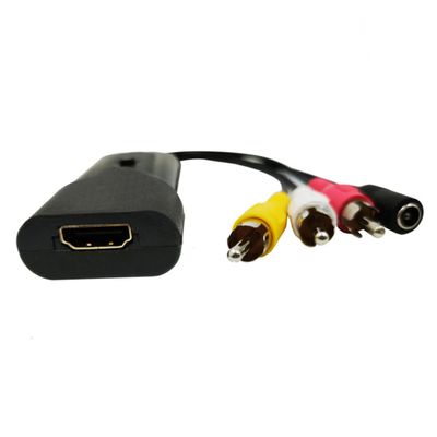 jojofuny to Converter Adapter Composite Video Converter Supports No Power Adapter Needed Easy to Install Portable for Tvs and Projectors