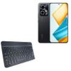 BoxWave Keyboard Compatible with Honor 90 GT - SlimKeys Bluetooth Keyboard, Portable Thin with Chiclet-Style Keys - Jet Black view 1
