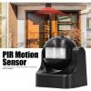 110240V Wide Angle PIR Infrared Motion Sensor Detector Movement Switch Light Switch view 2