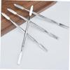 jojofuny 5pcs Stainless Steel Spudger Pry Tool for Phone Tablet Laptop Repair Durable Double-end Opening Stick for Electronics Comfortable Grip Compact Design view 4