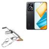 BoxWave Adapter Compatible with Honor 90 GT - Micro SD Card miniReader, USB Type-C OTG Reader USB3.0 Adapter Keychain - Metallic Silver view 1
