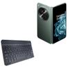 BoxWave Keyboard Compatible with OnePlus Open - SlimKeys Bluetooth Keyboard, Portable Thin with Chiclet-Style Keys - Jet Black view 1