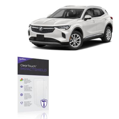 BoxWave Screen Protector Compatible with Buick 2023 Envision Display (8 in) - ClearTouch ImpactShield (2-Pack), Impenetrable Screen Protector Flexible Film