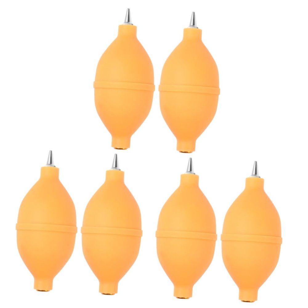 jojofuny 6pcs Silicone Air Blower Squeeze Bulb for Electronics and Camera Cleaning Duster Kit Compressed Air Dusters for Computer Laptop and Phone