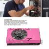 RX580 GDDR5 8G Graphics Card, Gaming Graphics Card 1206/1500MHz PCIE 3.0 6 HD Multimedia Interface with Cooling System Heat Dissipation view 3