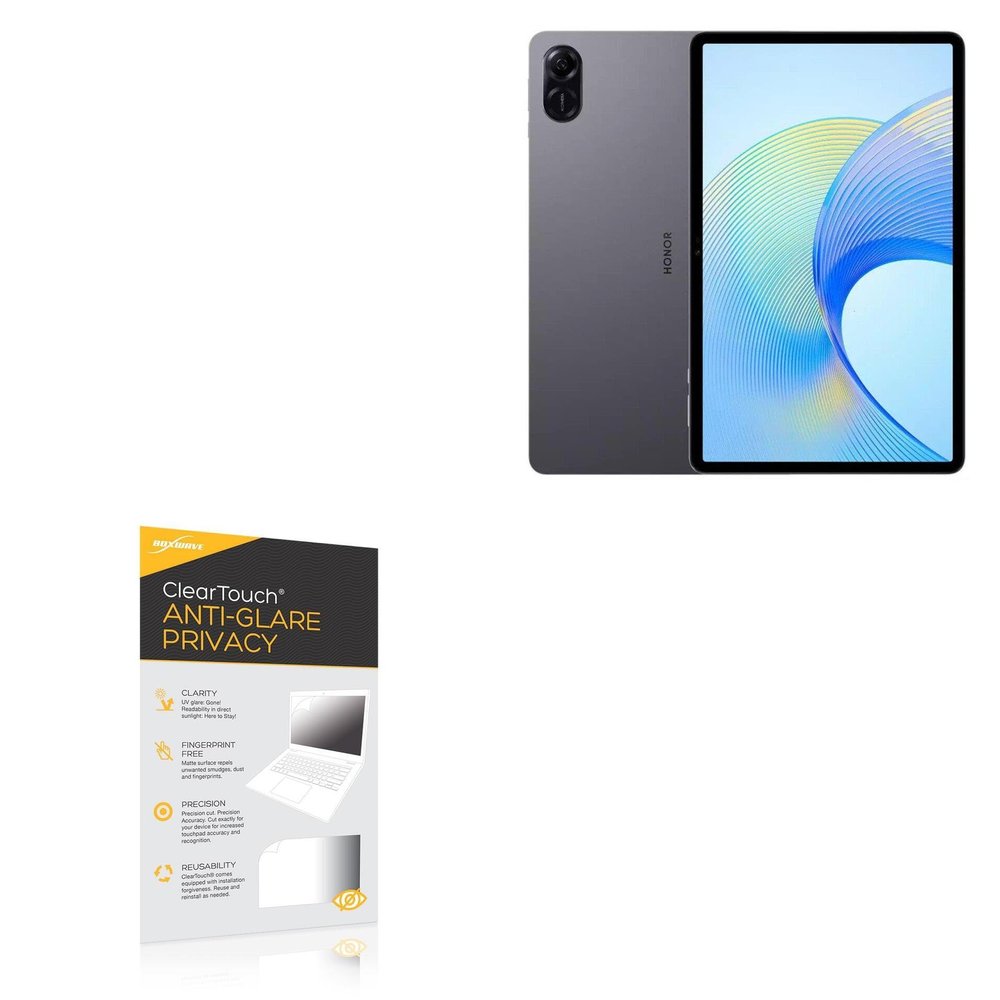 BoxWave Screen Protector Compatible with Honor Pad X9 - ClearTouch Anti-Glare Privacy (2-Pack), Privacy Screen Protector Flexible Film Anti-Glare