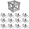 MR DJ DTJB3W Universal Corner Junction Block Box 1Way-6Way with 12 Half Conical Couplers for 3 Way Installation view 1