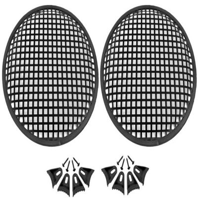 2 MR DJ DJS15 15" Subwoofer Speaker Metal Mesh Cover Waffle Speaker Grill Protect Guard DJ