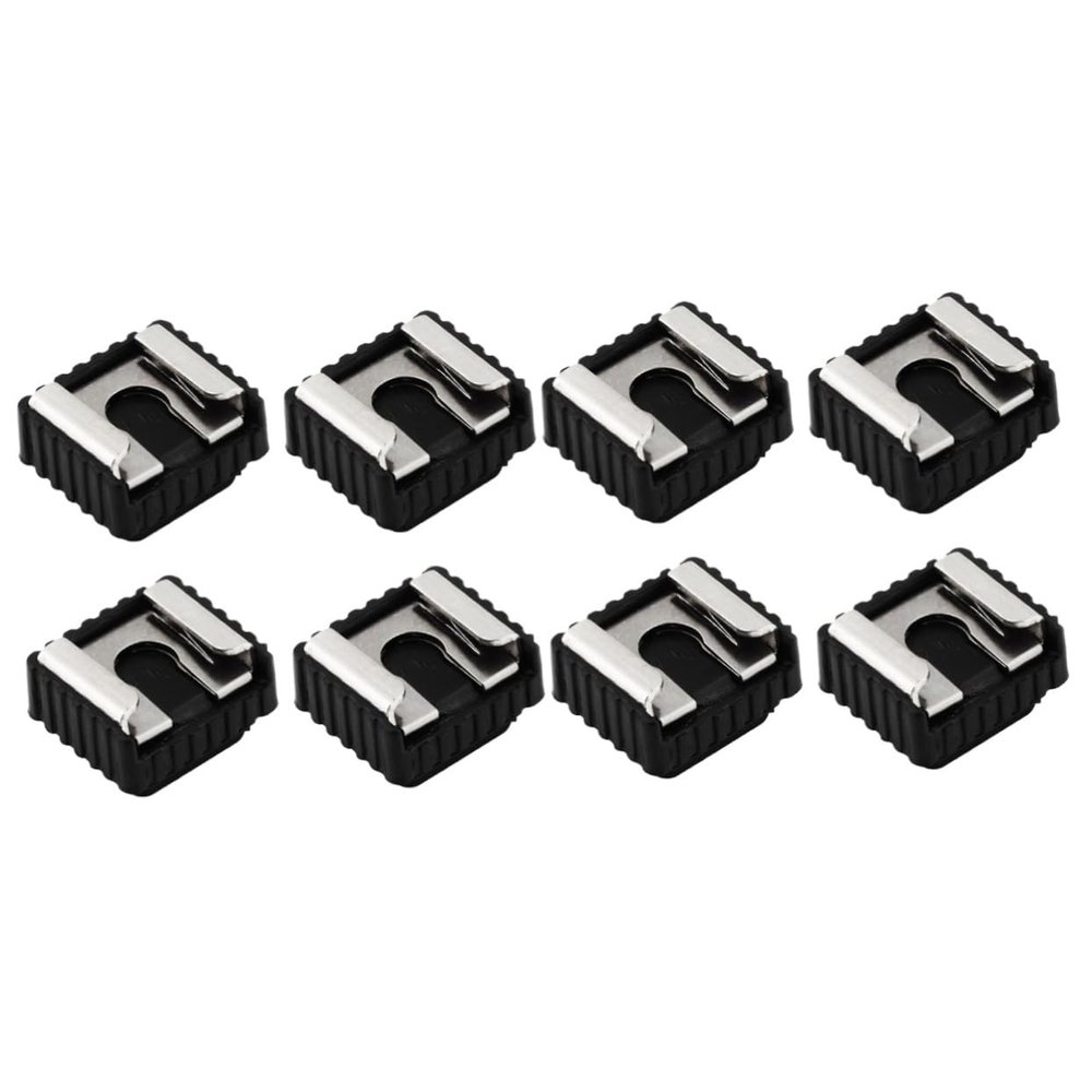 jojofuny 8pcs Flash Adapter Socket Lamp Holder Bracket Hot Shoe Converter for Camera