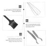 jojofuny 4sets Lightweight Compact Keyboard and Earphone Cleaning Brush Keycap Puller view 3