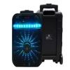 2 MR DJ AXL Bluetooth Speaker 10" Portable Speaker with Bluetooth, Rechargeable Battery and App Control view 3