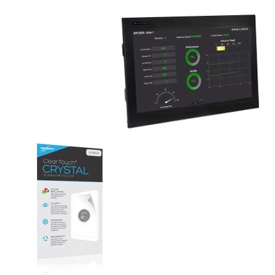 BoxWave Screen Protector Compatible with C-More CM5-T22W - ClearTouch Crystal (2-Pack), HD Film Skin - Shields from Scratches