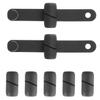 Bulletpoint Cable Organizer Kit - 7 Pack Rubber Cable Mangement with Self Adhesive for Securing Charging Wire/USB Cord/Power Cord in Car view 1