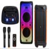 R DJ FLAME5500LED Professional Rechargeable Portable Dual 12 3-Way Full-Range Powered/Active DJ PA Multipurpose Live Sound Bluetooth view 2