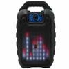 MR DJ Disco 5.25" Portable Powerful PA Bluetooth Speaker Karaoke Machine with Sound Activated Lights, Battery Powered, FM Radio, USB/Micro SD Card, & LED Party Light view 1