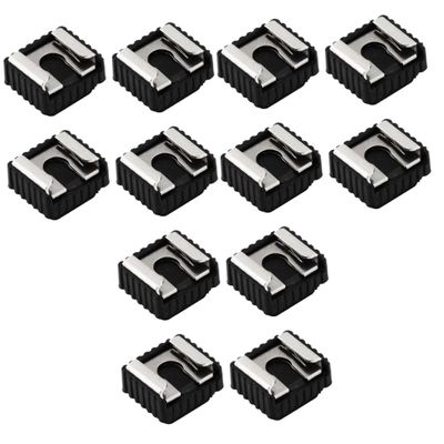 jojofuny 12pcs Camera Hot Shoe Adapter Socket Fittings for Flash Light Holder Base Screw Interface Compatible Photography Equipment