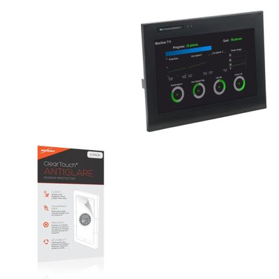 BoxWave Screen Protector Compatible with C-More CM5-T12W - ClearTouch Anti-Glare (2-Pack), Anti-Fingerprint Matte Film Skin