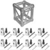 MR DJ DTJB2W Universal Corner Junction Block Box 1Way-6Way with 8 Half Conical Couplers for 2 Way Installation view 1