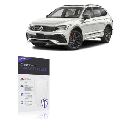 BoxWave Screen Protector Compatible with Volkswagen 2024 Tiguan Display (6.5 in) - ClearTouch ImpactShield (2-Pack), Impenetrable Screen Protector Flexible Film