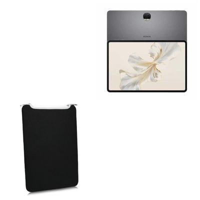 BoxWave Case Compatible with Honor Pad 9 - SlipSuit, Soft Slim Neoprene Pouch Protective Case Cover - Jet Black