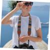 DOITOOL 5pcs Camera Shoulder Strap Double-layer Leather Ends Fashionable and Comfortable Design for Reducing Neck Tension for Outdoor Sports and Travel view 3