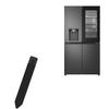 BoxWave Stylus Pouch Compatible with LG 642L InstaView French Door Refrigerator - Stylus PortaPouch, Pen Stylii Holder Carrier Portable Self-Adhesive - Jet Black view 1