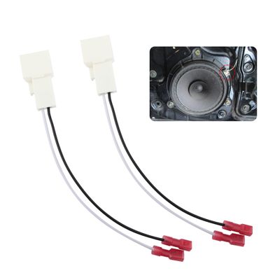 2PCS Car Speaker Adapter Harness 72-8104,Speaker Wire Adapter for Connected Front+Rear Door Speakers,Premium Speaker Connector/Speaker Harness Compatible with Toyota Collora Subaru