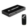 MOUDOAUER 3 in 1 Out 4K HDMI Switch 3-Port Display Selector HDMI Splitter Switcher with Remote Control for HDTV PC Gamepad Console view 1