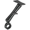 VAZESWIN Aluminum Alloy 1.5" Ball Fish Finder Mount with Bar Clamp Base Fit 1.5'' 1.75'' 1.85'' 2'' 2.1'' Round Rail, 9.1" Long Arm Marine Electronic Mount for Garmin, Lowrance, Humminbird, Raymarine view 1