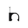 100PCS Round Cable Wire Clips 7mm 9mm Cable Management Electrical Wire Hose Cord Tie Holder Circle Cable Clips (Size : Black 7mm 100PCS) view 1