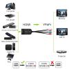 5RCA HDMI to Scaler Male RGB Component YPbPr Video and R/L Audio Scaler Adapter Converter view 3