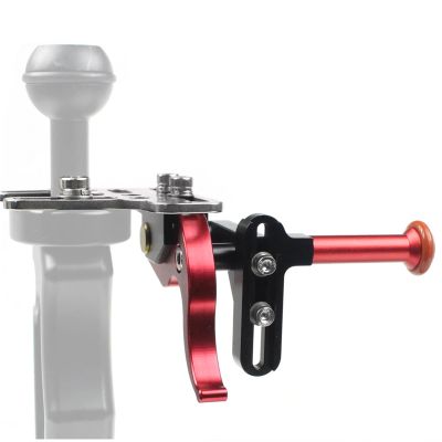 MOUDOAUER Camera Diving Tray Stabilizer Shutter Trigger, Alloy Shutter Release Extension Lever Trigger Mount Adapter