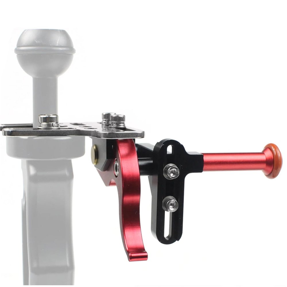 MOUDOAUER Camera Diving Tray Stabilizer Shutter Trigger, Alloy Shutter Release Extension Lever Trigger Mount Adapter