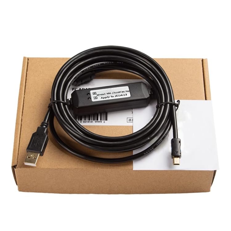 MR-J3USBCBL3M Servo JE/J4/J3 Communication Cable Debugging Cable Computer Download Cable Gold-Plated Plug Full Signal Magnetic Isolation 3 Meters