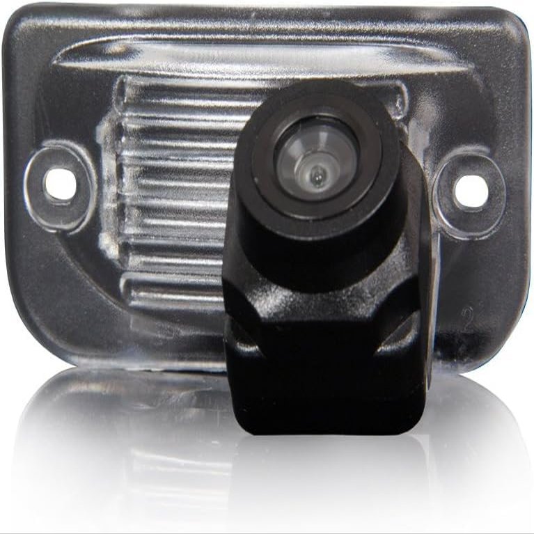 HD Rear View Backup Camera Night Vision License Plate Reversing Camera Replacement for Mercedes Benz CLK A209 C209 Coupe 2004/CLK W209 2008/W203/Chrysler Crossfire Roadster/R230 SL500 SL 55 AMG(No.3)