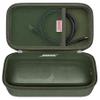 BOVKE Hard Travel Speaker Case for Bose New SoundLink Flex Speaker (2nd Gen) / Bose SoundLink Flex Bluetooth Portable Speaker, Mesh Pocket for Charger, Charging Cables, Accessories, Cypress Green view 1
