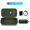 BOVKE Hard Travel Speaker Case for Bose New SoundLink Flex Speaker (2nd Gen) / Bose SoundLink Flex Bluetooth Portable Speaker, Mesh Pocket for Charger, Charging Cables, Accessories, Cypress Green view 2