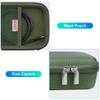 BOVKE Hard Travel Speaker Case for Bose New SoundLink Flex Speaker (2nd Gen) / Bose SoundLink Flex Bluetooth Portable Speaker, Mesh Pocket for Charger, Charging Cables, Accessories, Cypress Green view 3
